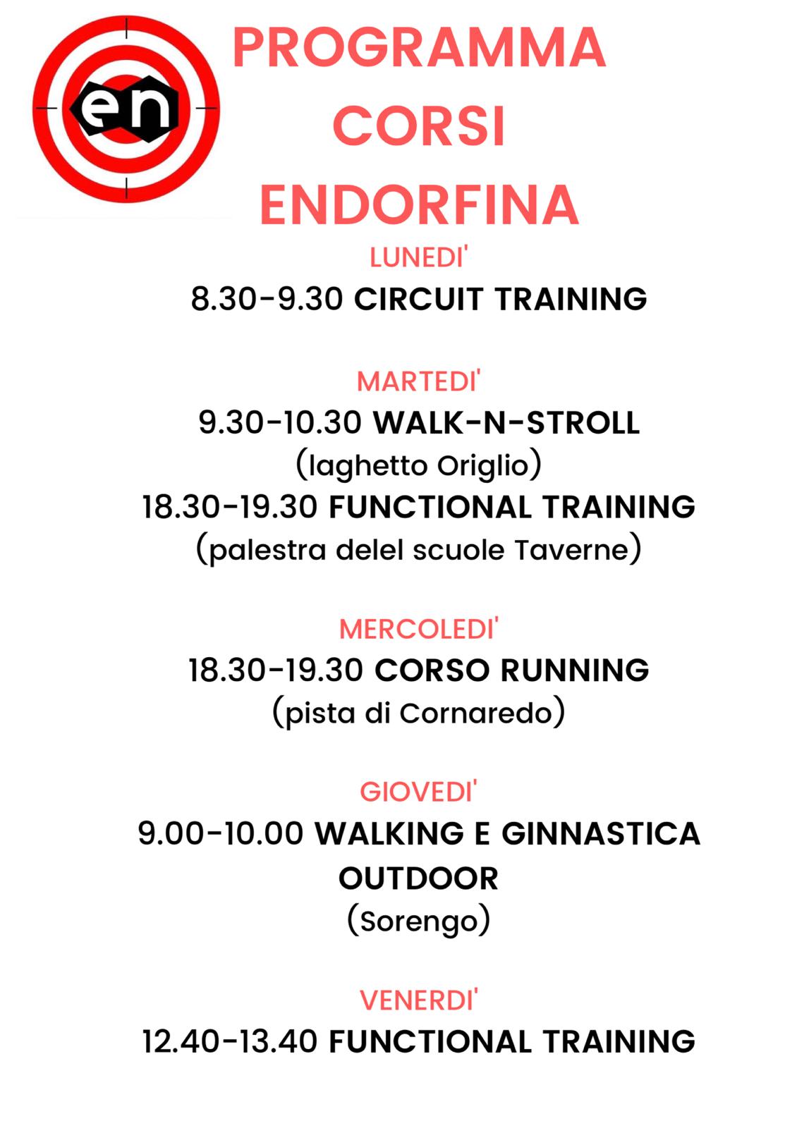 You are currently viewing PROGRAMMA CORSI ENDORFINA 2019/2020